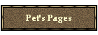 Pet's Pages